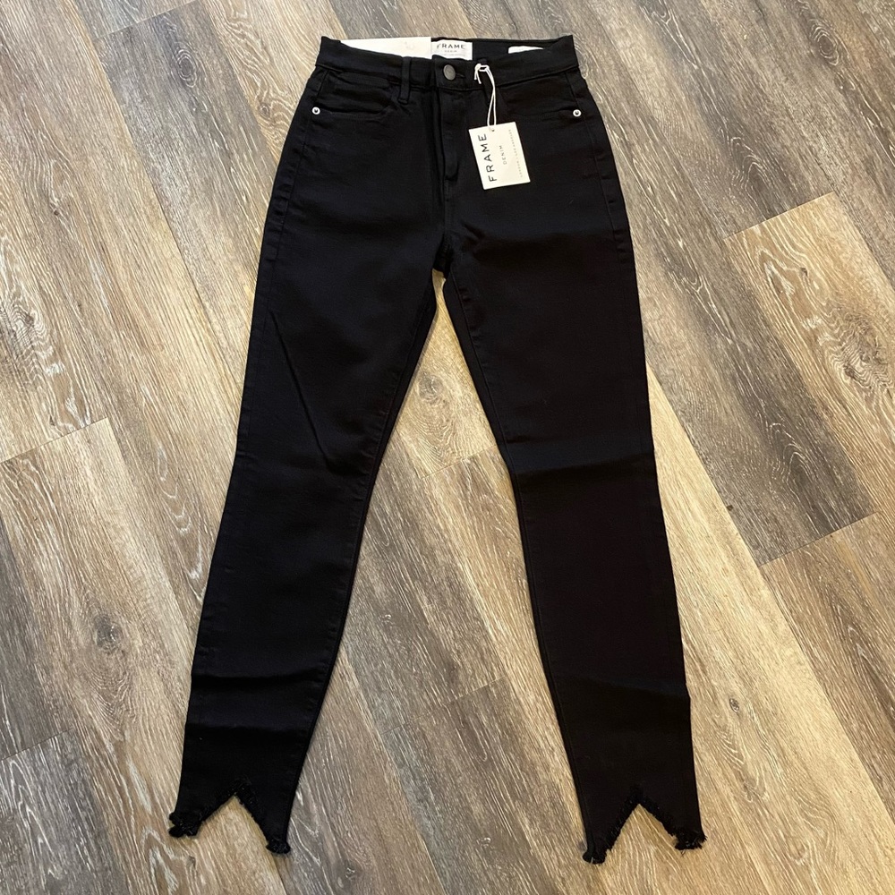 Frame High Rise Skinny Jeans Size 28